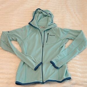 Marmot Neothermo Fleece Hoody Women's Light Blue zip up
